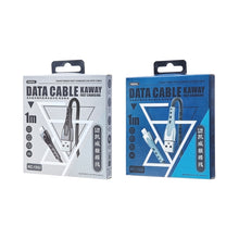 Load image into Gallery viewer, REMAX RC-150i KAWAY Series 1m 2.4A USB to 8 Pin Aluminum Alloy Braid Fast Charging Data Cable