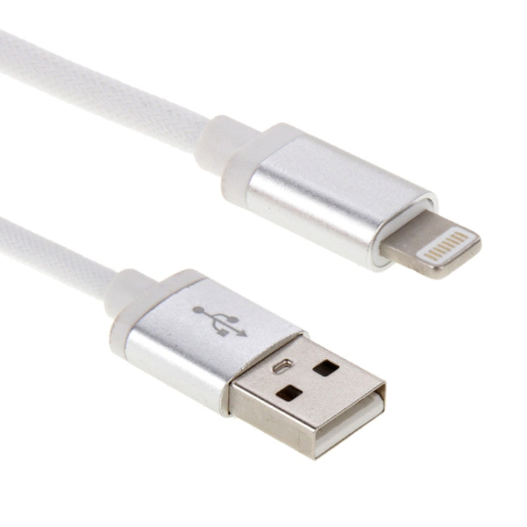 1m Net Style Metal Head 8 Pin to USB Data / Charger Cable