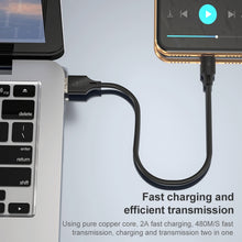 Load image into Gallery viewer, WK WDC-105i 2.4A 8 Pin Full Speed Pro Charging Data Cable, Length: 25cm