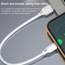 Load image into Gallery viewer, WK WDC-105i 2.4A 8 Pin Full Speed Pro Charging Data Cable, Length: 25cm