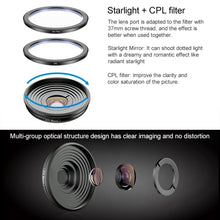 Load image into Gallery viewer, APEXEL APL-HB10X Macro Lens Telephoto Clip + Star Light Filter + CPL Phone Lens Kit