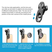 Load image into Gallery viewer, APEXEL APL-HB10X Macro Lens Telephoto Clip + Star Light Filter + CPL Phone Lens Kit