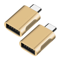 Load image into Gallery viewer, 2 PCS SBT-158 USB-C / Type-C Male to USB 3.0 Female Zinc Alloy Adapter