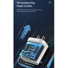 Load image into Gallery viewer, awei PD5 PD 20W Fast Charging Travel Charger Power Adapter with Type-C / USB-C to 8 Pin Cable, US Plug