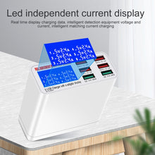 Load image into Gallery viewer, WLX-896+ 6 In 1 Multi-function Smart Digital Display USB Charger, WLX-896+(AU Plug), WLX-896+(EU Plug), WLX-896+(UK Plug), WLX-896+(US Plug)