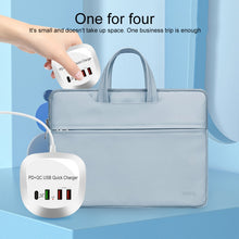Load image into Gallery viewer, WLX-T3P 4 In 1 PD + QC Multi-function Smart Fast Charging USB Charger, WLX-T3P US Plug, WLX-T3P AU Plug, WLX-T3P EU Plug, WLX-T3P UK Plug