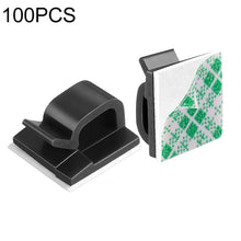 Load image into Gallery viewer, HG2392 100 PCS Desktop Data Cable Organizer Fixing Clip, Gum Type: Green and White