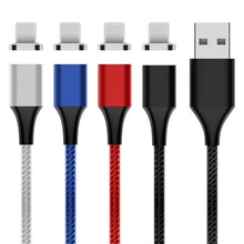 Load image into Gallery viewer, M11 5A USB to 8 Pin Nylon Braided Magnetic Data Cable, Cable Length: 2m
