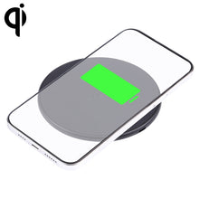 Load image into Gallery viewer, 10W QI Plaid Pattern Round Plastic Wireless Charger