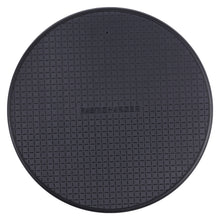 Load image into Gallery viewer, 10W QI Plaid Pattern Round Plastic Wireless Charger