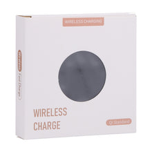 Load image into Gallery viewer, 10W QI Plaid Pattern Round Plastic Wireless Charger