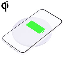 Load image into Gallery viewer, 10W QI Plaid Pattern Round Plastic Wireless Charger