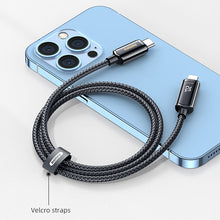 Load image into Gallery viewer, REMAX RC-128i 20W Type-C / USB-C to 8 Pin Intelligent Digital Display Zinc Alloy Braided Charging Data Cable, Length: 1.2m