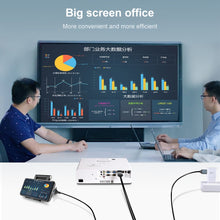 Load image into Gallery viewer, P8J Aluminum 3 in 1 8 Pin + Micro USB + USB-C / Type-C to HDTV Cable, Cable Length: 2m