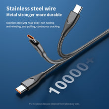 Load image into Gallery viewer, ADC-009 USB-C / Type-C to 8 Pin Zinc Alloy Hose Fast Charging Data Cable, Cable Length: 1m