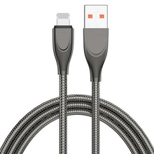 Load image into Gallery viewer, ADC-009 USB to 8 Pin Zinc Alloy Hose Fast Charging Data Cable, Cable Length: 1m