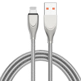 ADC-009 USB to 8 Pin Zinc Alloy Hose Fast Charging Data Cable, Cable Length: 1m