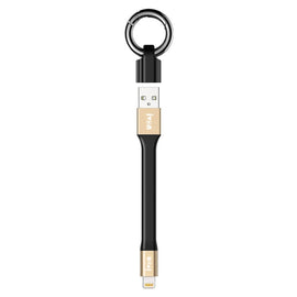 IVON CA90 2.4A USB to 8 Pin Portable Data Cable with Ring, Length: 14.5cm, 8 Pin