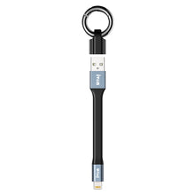 Load image into Gallery viewer, IVON CA90 2.4A USB to 8 Pin Portable Data Cable with Ring, Length: 14.5cm