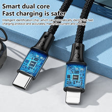 Load image into Gallery viewer, REMAX RC-140i Thor Series PD 20W USB-C / Type-C to 8 Pin Portable Lanyard Data Cable, Cable Length: 1.2m, USB-C / Type-C to 8 Pin