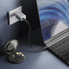 Load image into Gallery viewer, YESIDO CA118 6 in 1 Multifunctional Charging Data Cable Storage Box Suit