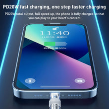 Load image into Gallery viewer, WK WDC-187 Qjie Series 20W USB-C/Type-C to 8 Pin Fast Charge Data Cable, Length: 1m