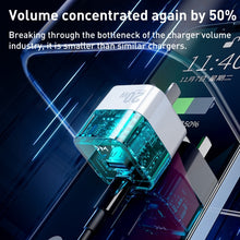 Load image into Gallery viewer, WK WP-U149 20W USB+USB-C/Type-C Dual Port Transparent Charger, Specifications: US Plug