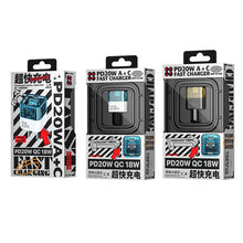 Load image into Gallery viewer, WK WP-U149 20W USB+USB-C/Type-C Dual Port Transparent Charger, Specifications: US Plug