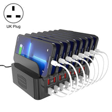 Load image into Gallery viewer, YFY-A55 150W 16 x USB Ports Smart Charging Station with Phone &amp; Tablet Stand, US Plug, YFY-A55
