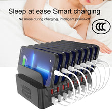 Load image into Gallery viewer, YFY-A55 150W 16 x USB Ports Smart Charging Station with Phone &amp; Tablet Stand, US Plug