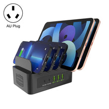 Load image into Gallery viewer, YFY-A54 100W USB + Type-C 5-Ports Smart Charging Station with Phone &amp; Tablet Stand, US Plug