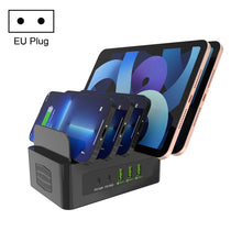 Load image into Gallery viewer, YFY-A54 100W USB + Type-C 5-Ports Smart Charging Station with Phone &amp; Tablet Stand, US Plug