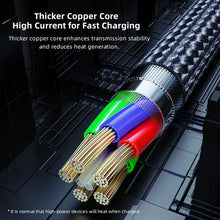 Load image into Gallery viewer, ROCK RCB0811 M3 20W USB-C/Type-C to 8 Pin Zinc Alloy Fast Charging Mobile Game Data Cable, Length: 1m