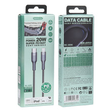 Load image into Gallery viewer, REMAX RC-009i 1m 2.22A USB-C / Type-C to 8 Pin 20W PD Fast Charging Data Cable