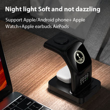Load image into Gallery viewer, YP-HY05 15W 5 in 1 Magnetic Multifunctional Wireless Charger with Clock