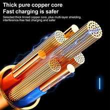 Load image into Gallery viewer, WEKOME WDC-02 Tidal Energy Series 3A USB to 8 Pin+Type-C+Micro USB 3 in 1 PVC Data Cable, Length: 1.2m