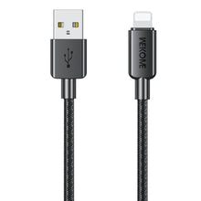 Load image into Gallery viewer, WEKOME WDC-03 Tidal Energy Series 2.4A USB to 8 Pin Braided Data Cable, Length: 1m