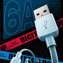 Load image into Gallery viewer, WEKOME WDC-03 Tidal Energy Series 2.4A USB to 8 Pin Braided Data Cable, Length: 1m