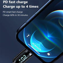 Load image into Gallery viewer, Mutural Li-CC001 1.2m PD20W Digital Display USB-C / Type-C to 8 Pin Charging Data Cable, Type-C to 8 Pin