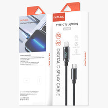 Load image into Gallery viewer, Mutural Li-CC001 1.2m PD20W Digital Display USB-C / Type-C to 8 Pin Charging Data Cable, Type-C to 8 Pin