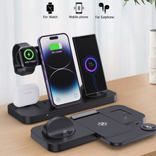 Load image into Gallery viewer, 6 in 1 Multifunctional Foldable Vertical Wireless Charger