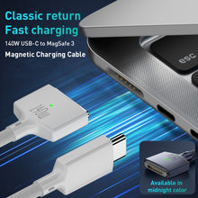 Load image into Gallery viewer, 140W USB-C / Type-C to MagSafe 3 Magnetic Fast Charging Cable, Length:2m