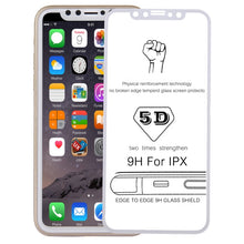 Load image into Gallery viewer, For iPhone X   0.3mm 9H Surface Hardness 4D Curved Full Screen Tempered Glass Screen Protector