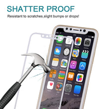 Load image into Gallery viewer, For iPhone X   0.3mm 9H Surface Hardness 4D Curved Full Screen Tempered Glass Screen Protector