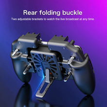 Load image into Gallery viewer, AK77 4000mAh Battery Edition Six-finger Linkage Multi-function Mobile Phone Gamepad with Bracket, Suitable for 4.7-6.5 inch Mobile Phones