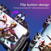 Load image into Gallery viewer, AK77 4000mAh Battery Edition Six-finger Linkage Multi-function Mobile Phone Gamepad with Bracket, Suitable for 4.7-6.5 inch Mobile Phones