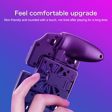 Load image into Gallery viewer, S-02 Six-finger Linkage Cool Wind Cooling Mobile Phone Gamepad with Bracket, Suitable for 4.7-6.5 inch Mobile Phones