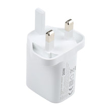 Load image into Gallery viewer, E087 20W USB-C / Type-C + USB Ports Fast Charging Travel Charger, UK Plug, UK Plug