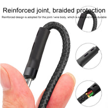 Load image into Gallery viewer, 100W 6A Type-C to 8 Pin+Type-C+Micro USB Charging Data Cable, 1.3m