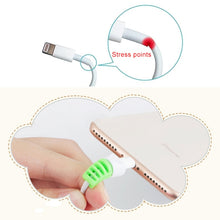 Load image into Gallery viewer, 2 PCS Anti-break USB Charge Cable Winder Protective Case Protection Sleeve